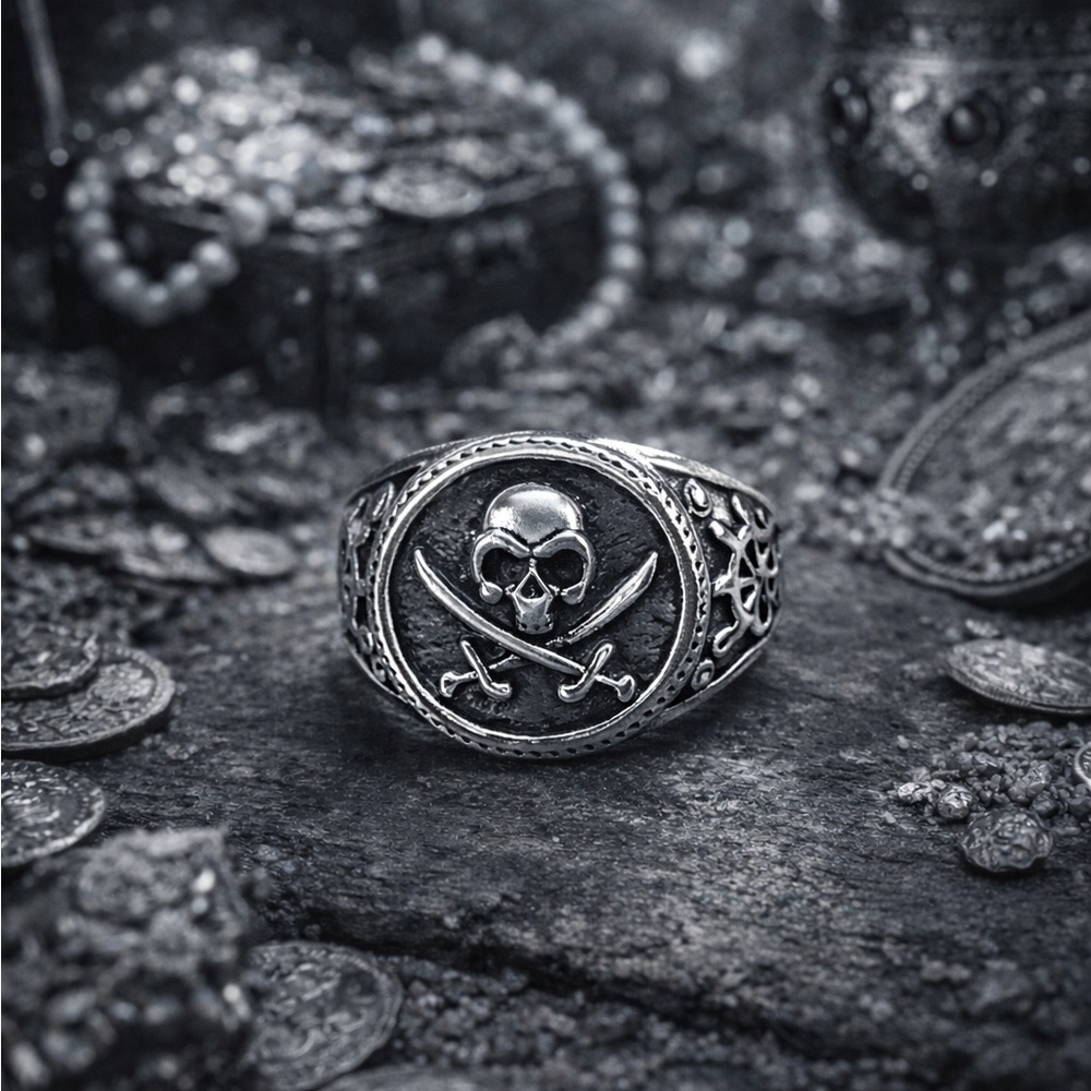 Pirate Jolly Roger Ring